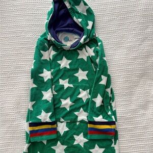 Mini Boden Green Star Kids Swim Coverup